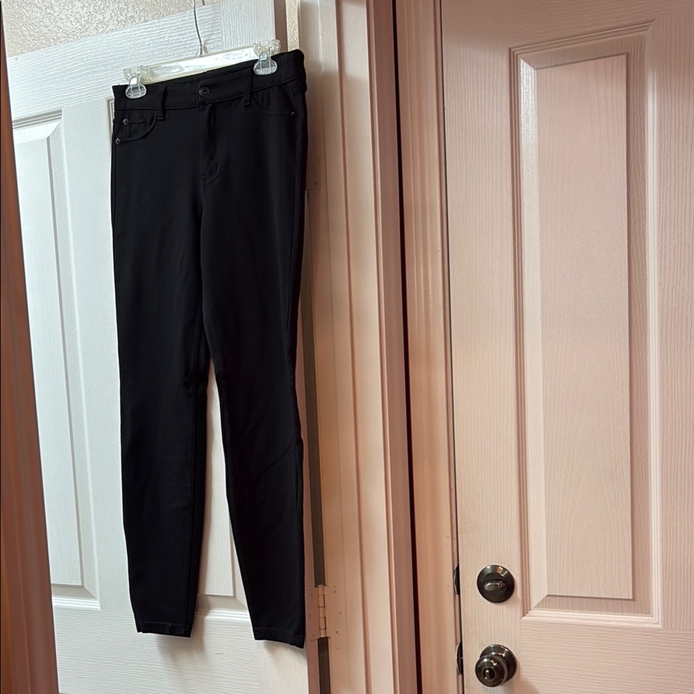 Black Skinny Jeans without being denim.